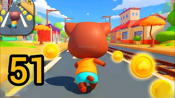 Cat Runner: Decorate Home - Gameplay Walkthrough Part 51 - Subway Cat Runner Game (iOS, Android)