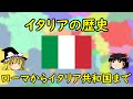 【ゆっくり歴史解説】イタリアの歴史 ～ローマからイタリア共和国まで～