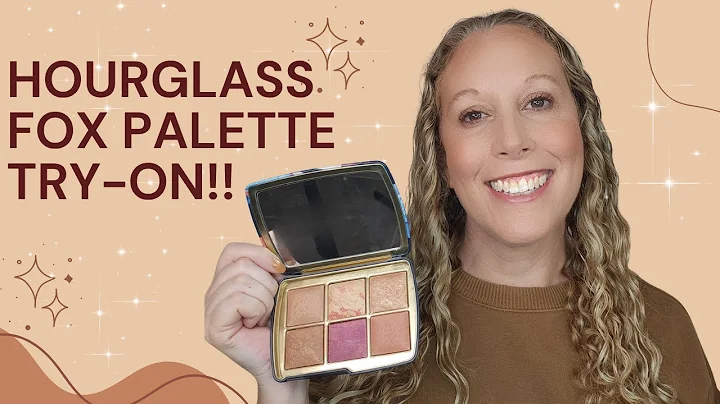 NEW Hourglass Full Review & Try-On (Fox Palette) 🦊 Ambient Lighting Holiday Palettes 2025 #makeup