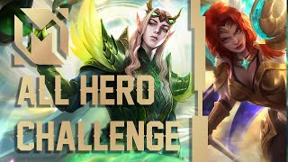 ALL HERO CHALLENGE : ESTES & HILDA! - MLBB INDONESIA!