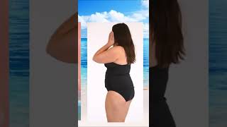 Plus size women at beach swimsuits #summer #plussize #beach