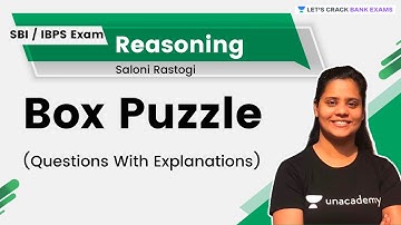 Box Puzzle (Question with Explanations) | Reasoning | SBI/IBPS 2022 | By Saloni Rastogi