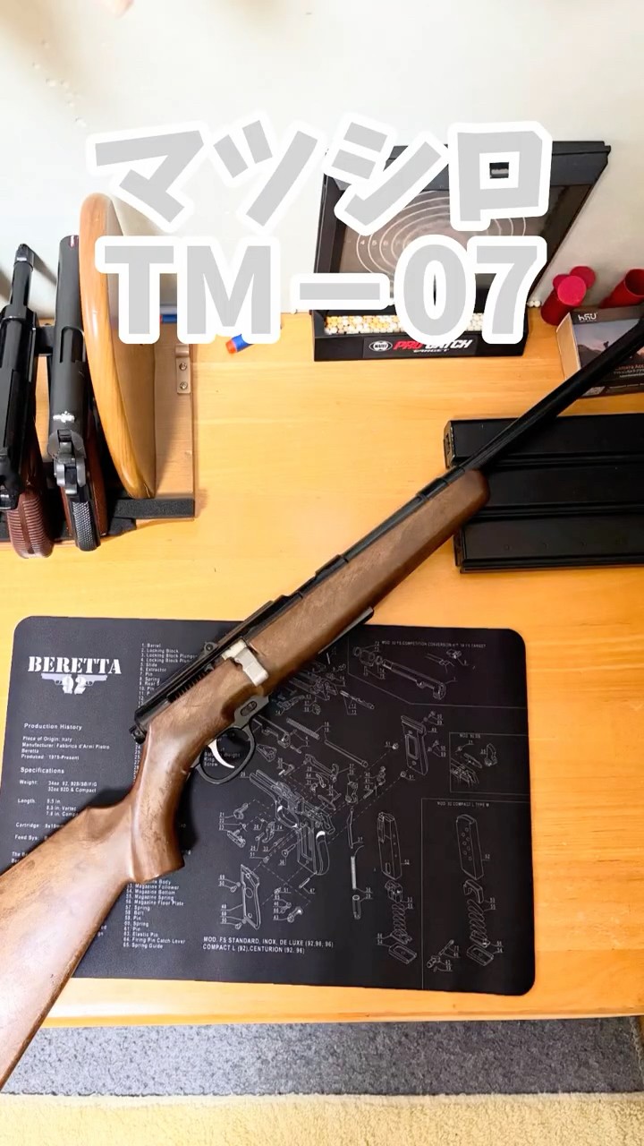 Revisiting the Airsoft Gun: Matsushiro TM-07 - YouTube