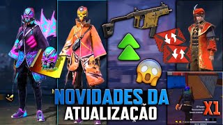 CONFIRA A NOVA INCUBADORA COMPLETA, SKIN DOS ESTILHAÇOS + 15 NOVIDADES DA ATUALIZAÇÃO DO FREE FIRE