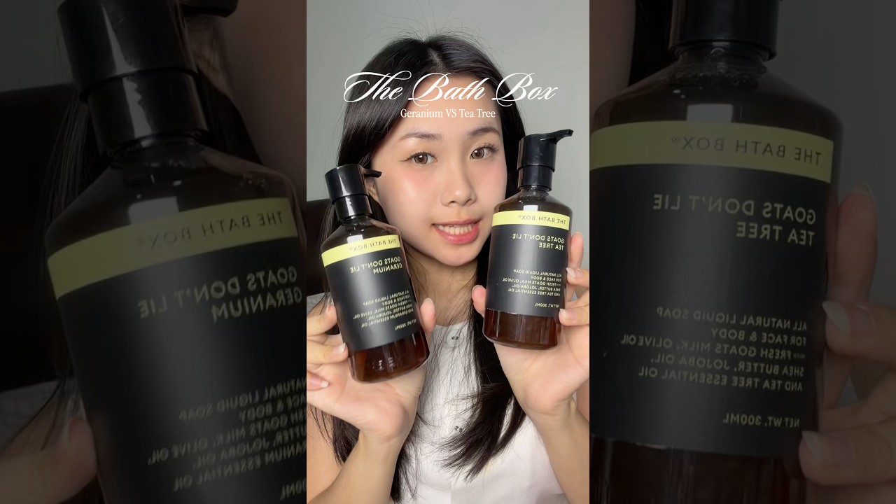 Набор для ванной: герань против чайного дерева ✨👀