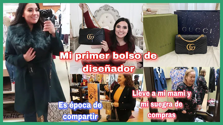 VLOGCompre el bolso que tanto quera. Lleve a Mami y mi suegra de compras.