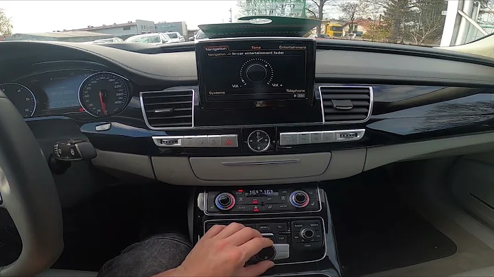 How to Manage Navigation Tone in Audi A8 D4 ( 2010 - 2017 ) | Change Navigation Volume