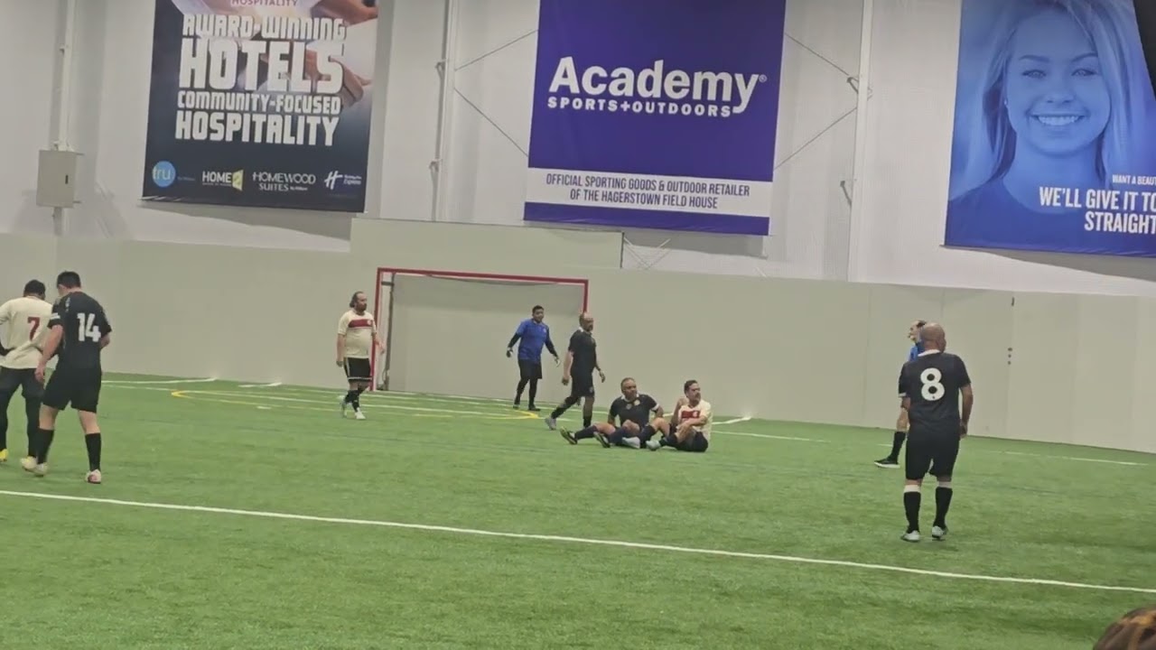 Hagerstown FC veteranos vs cool leones (primer tiempo) FINAL 