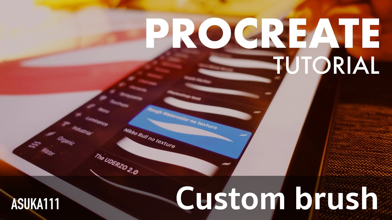 Procreat tutorial 06 - Custom brush | สร้างบรัชใช้เองยังไง? - YouTube