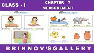 Class 1 |  Maths | Chapter 7 | NCERT | Measurement | class 1 chapter 7 | learn measurement