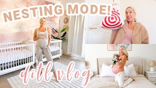 NESTING MODE VLOG! day in the life prepping for babies | Olivia Zapo