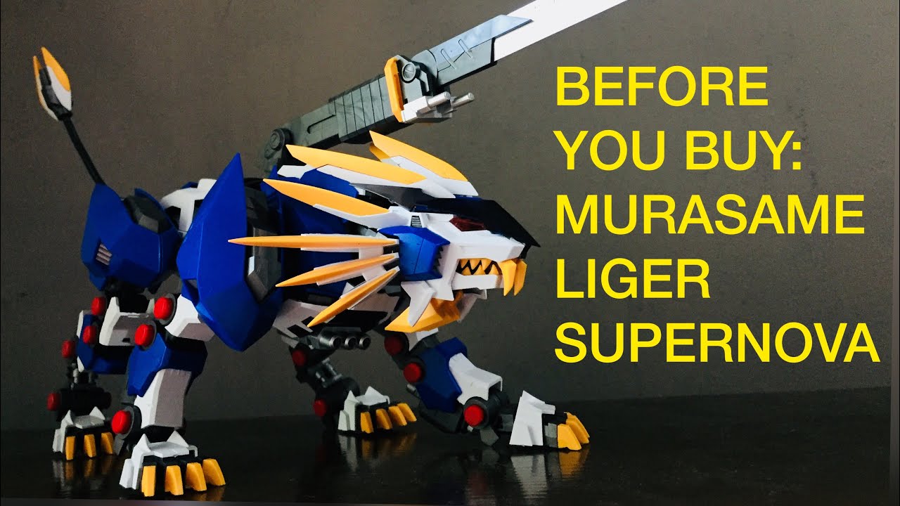 Before You Buy Zoids Murasame Liger Supernova Review Youtube