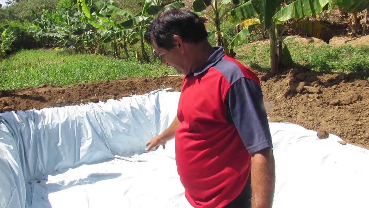 Копаем новый колодец для выращивания тиляпии.