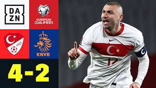 Yilmaz #TURNED up! Dreierpack erledigt Holland: Türkei - Niederlande 4:2 | WM-Quali | DAZN
