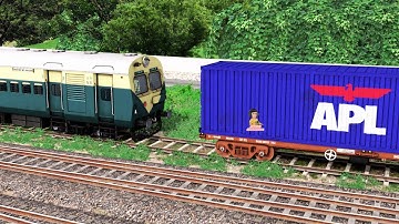 ICF MEMU GREEN COUPLING SHIP CONTAINER | BUMPY RAILROAD | RAILWORKS | TRAIN SIMULATOR | RAILROAD ATG