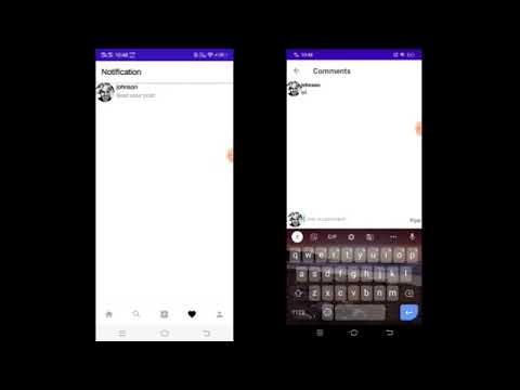 Instagram clone (Android studio, Firebase)