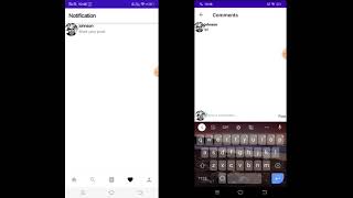 Instagram clone (Android studio, Firebase)