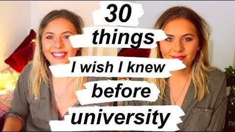 30 things I wish I knew before starting university | freshers university advice