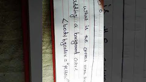 Jak změnit barvu v HTML?