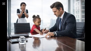 Daddy, Don’t Sign That… — The Poor Maid’s Son Spoke One Sentence That Froze the Billionaire Mid-Deal