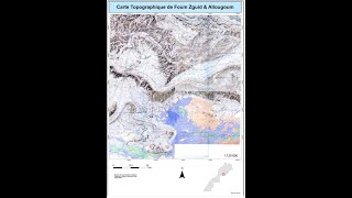 ArcGIS: Caler, Découper puis Fusionner des cartes Topographiques et les mettre en page