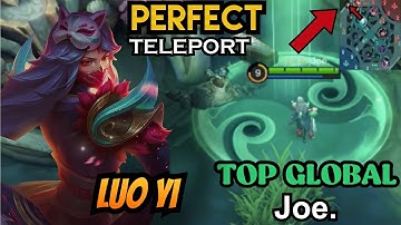 Luo Yi Perfect Teleport Best Build 2021 - Top Global Luo Yi - Joe. - MLBB