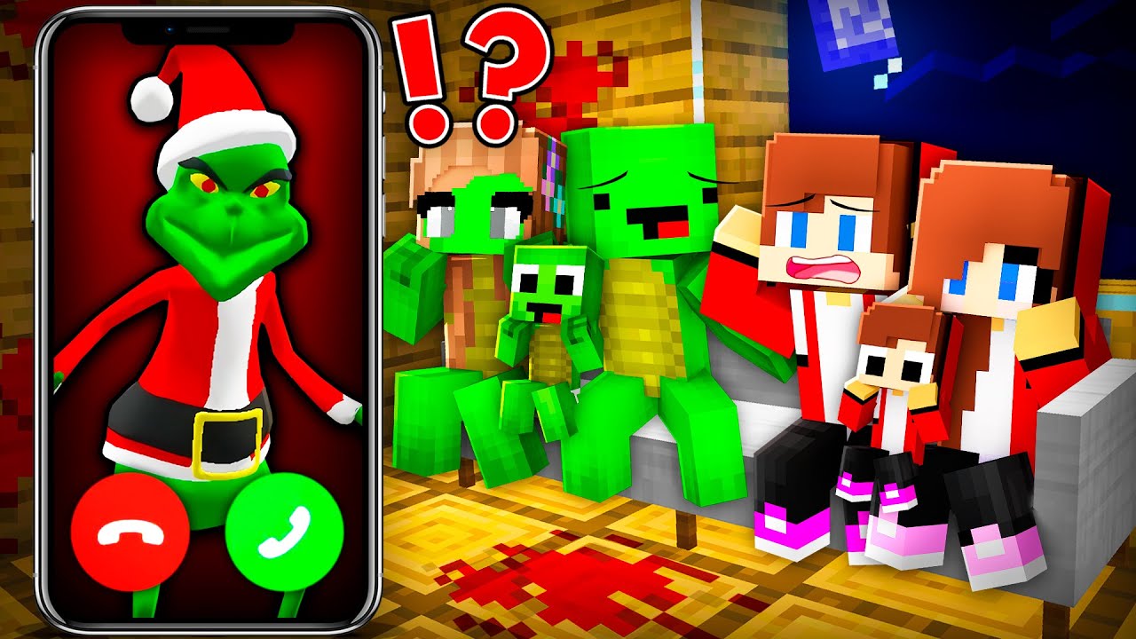 mocchiさまのページ The Grinch is calling out to Zenichi and Mikey in Minecraft in the