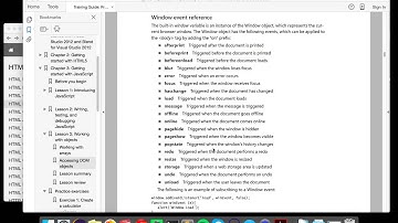Window Event Reference (JavaScript)