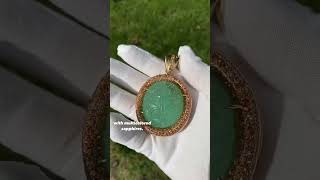 Inside Look At A $48,000 Colombian Emerald Pendants Sale Assay