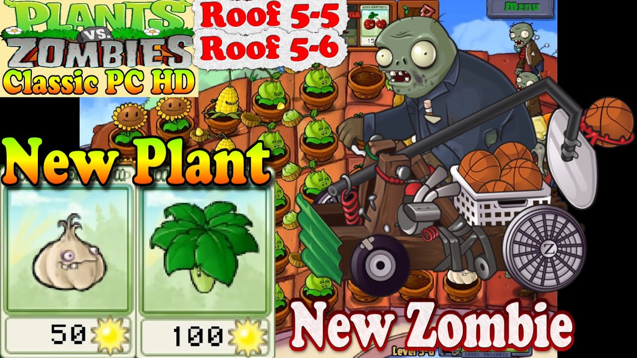 Plants vs. Zombies New Garlic Umbrella Leaf Roof 55 Roof 56