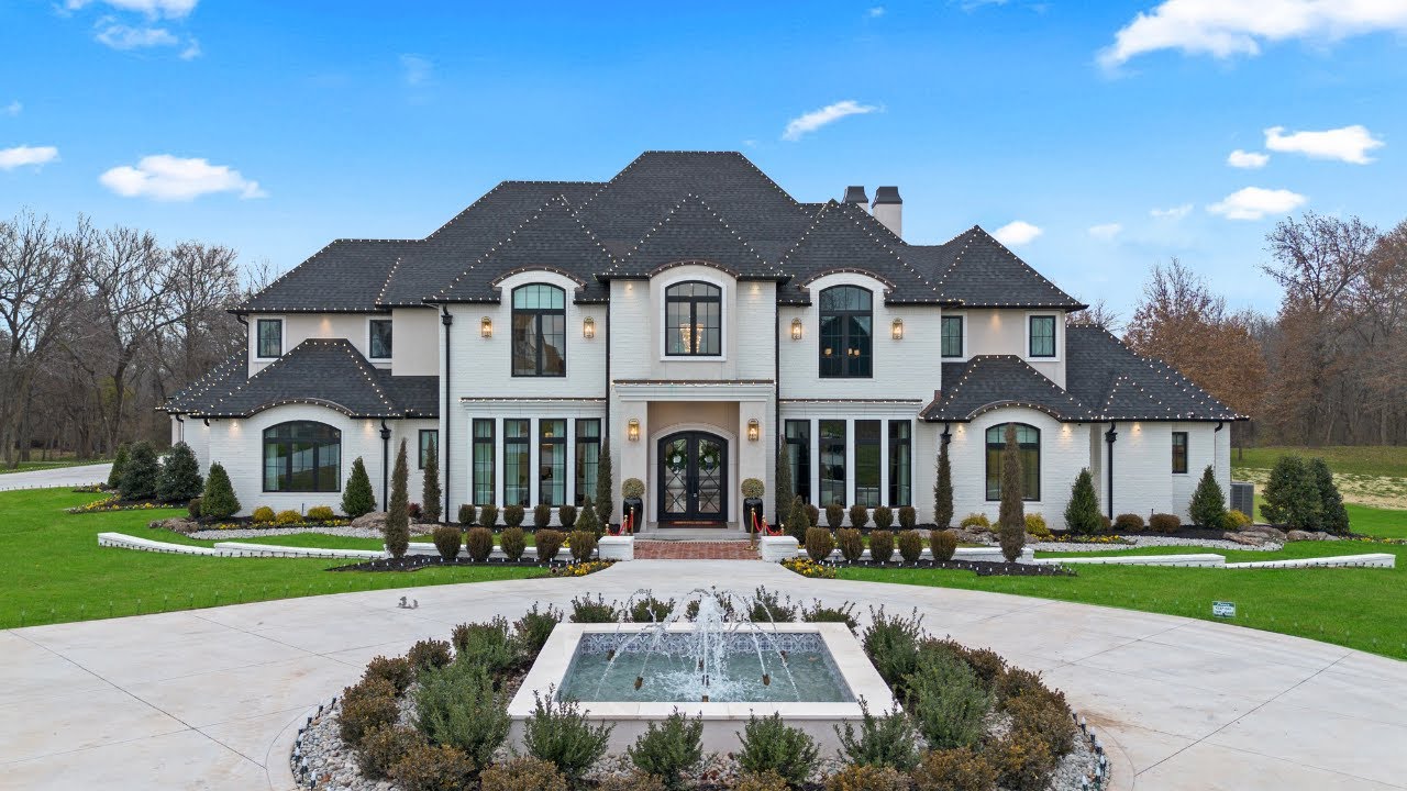 The MOST Stunning $4M Home in Broken Arrow, Oklahoma | Cobblestone Luxury Home Tour