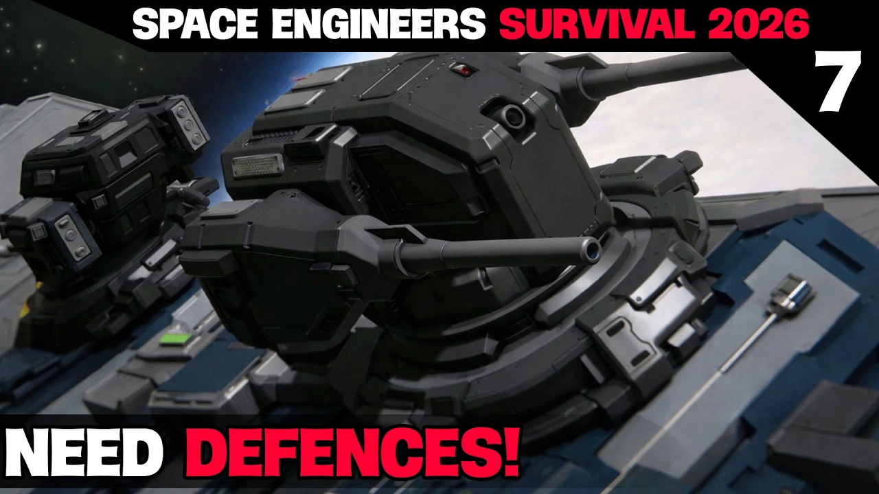 Space Engineers Survival (EP7) | Building the ULTIMATE Defences [2026 ...