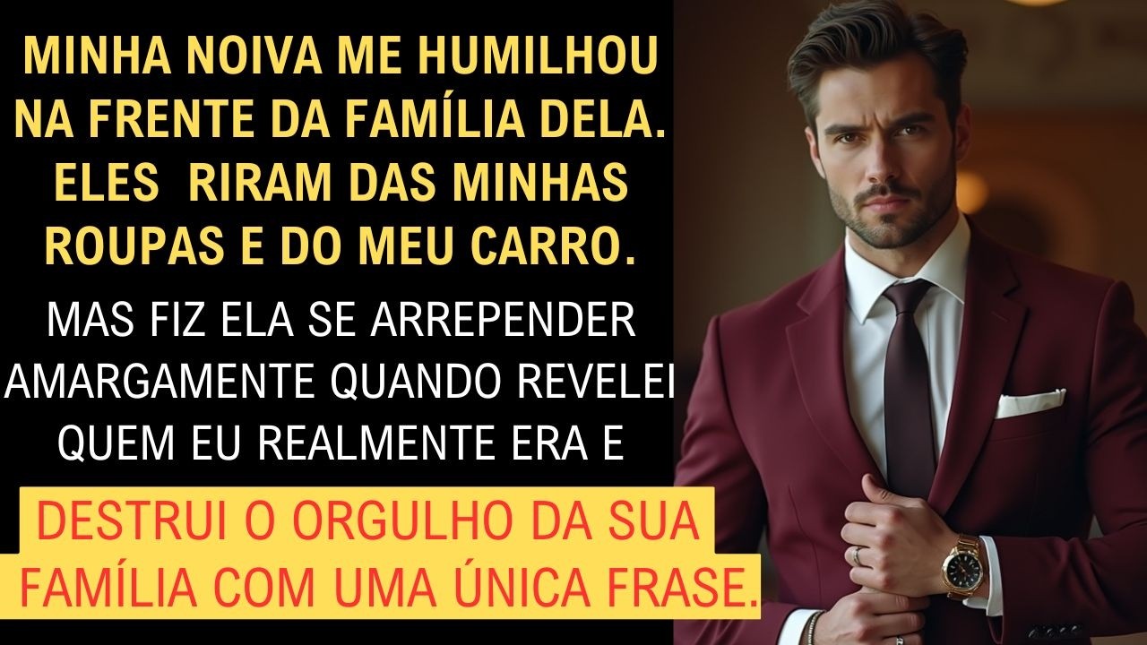 MINHA NOIVA RIU DE MIM NA FRENTE DA FAMÍLIA DELA…E O SILÊNCIO TOMOU CONTA QUANDO REVELEI QUEM EU ERA