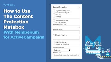 How to Protect Content on ActiveCampaign Based Membership Site with Memberium