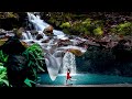 Waterfall midsummer, look cool! (HD1080p)