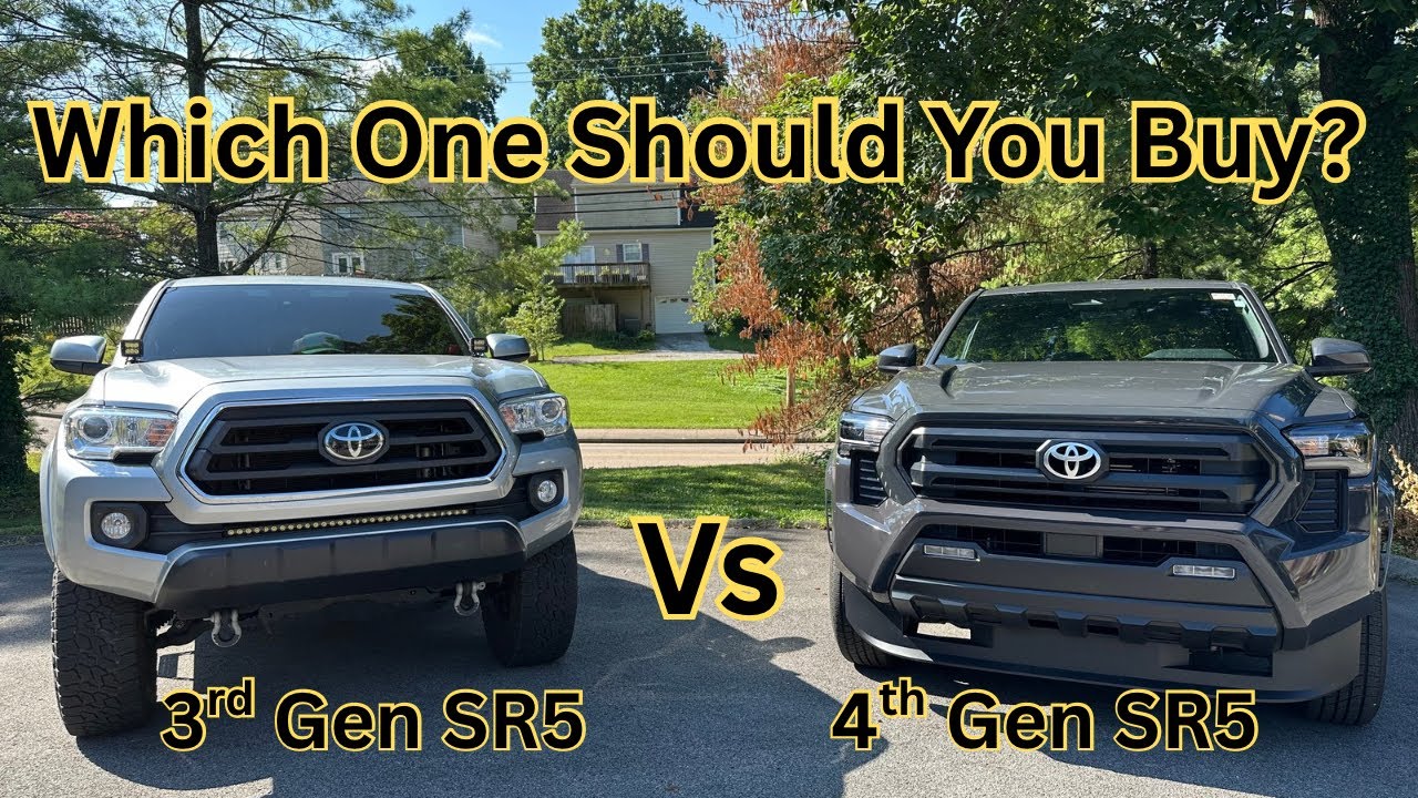 2022 Toyota Tacoma SR5 VS 2024/2025 Toyota Tacoma SR5... Which One Should You Buy?