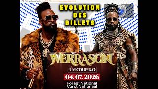 WERRASON : TOKOMI WAPI NA VENTE YA BA BILLET YA CONCERT YA FOREST NATIONAL MOROTE VOL1 BIENTOT