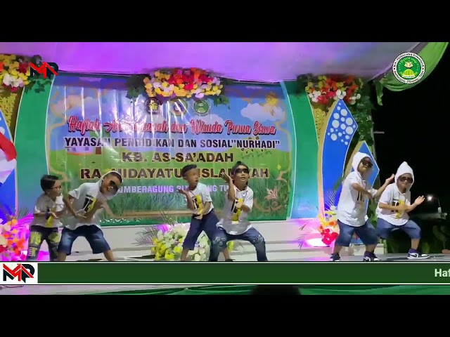 kreasi dance arabic siswa RA Hidayatul Islamiyah Tuban class=