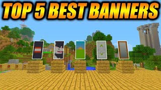 Top 5 Banners In Minecraft!! - Minecraft Console/PE/Java