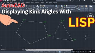 PLKangles LISP: Display and Check Kink Angles in AutoCAD Polylines