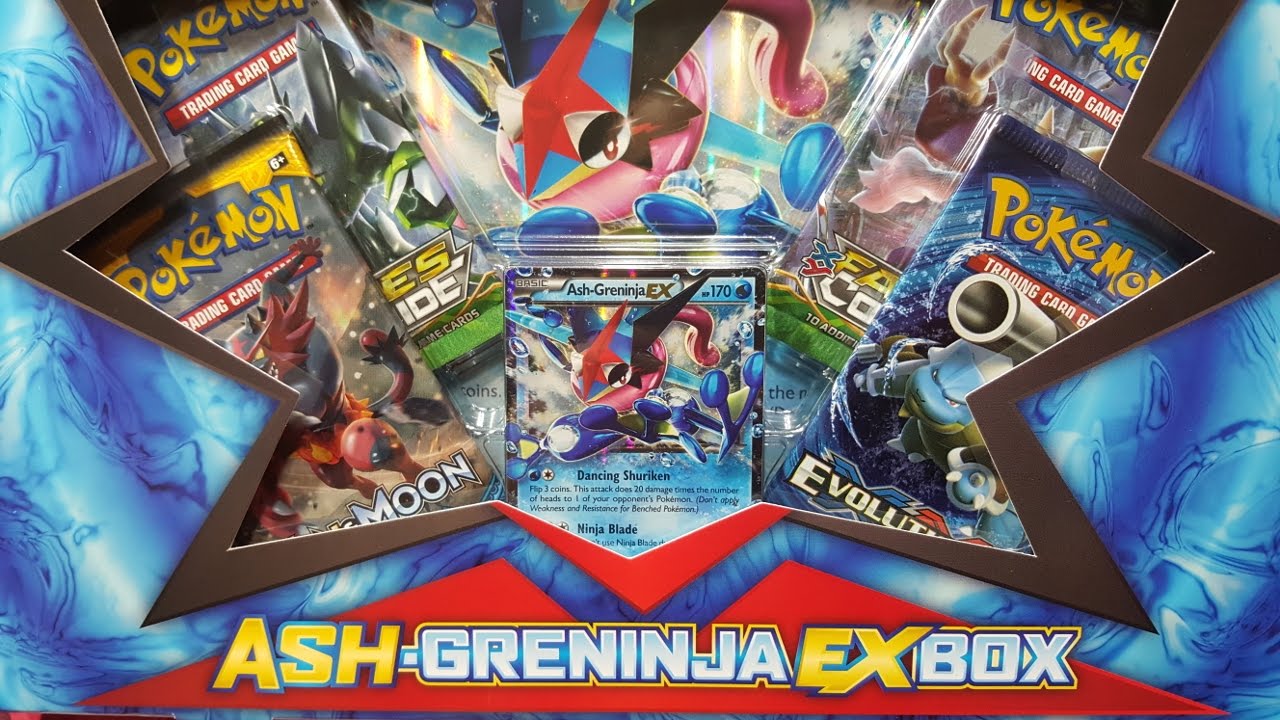 Pokemon Ash Greninja Ex Box Opening Ex And Gx Pulls