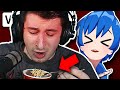 My VRchat friend try Korean food?! 【 VRchat 】