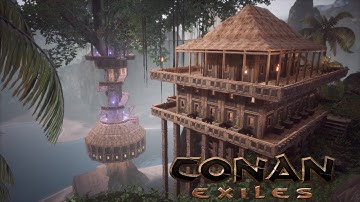 Conan Exiles - Treehouse Village Building (Speed Build)