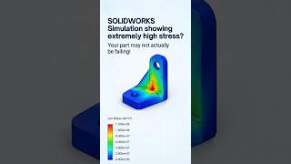 SOLIDWORKS Simulation Showing Extremely High Stress