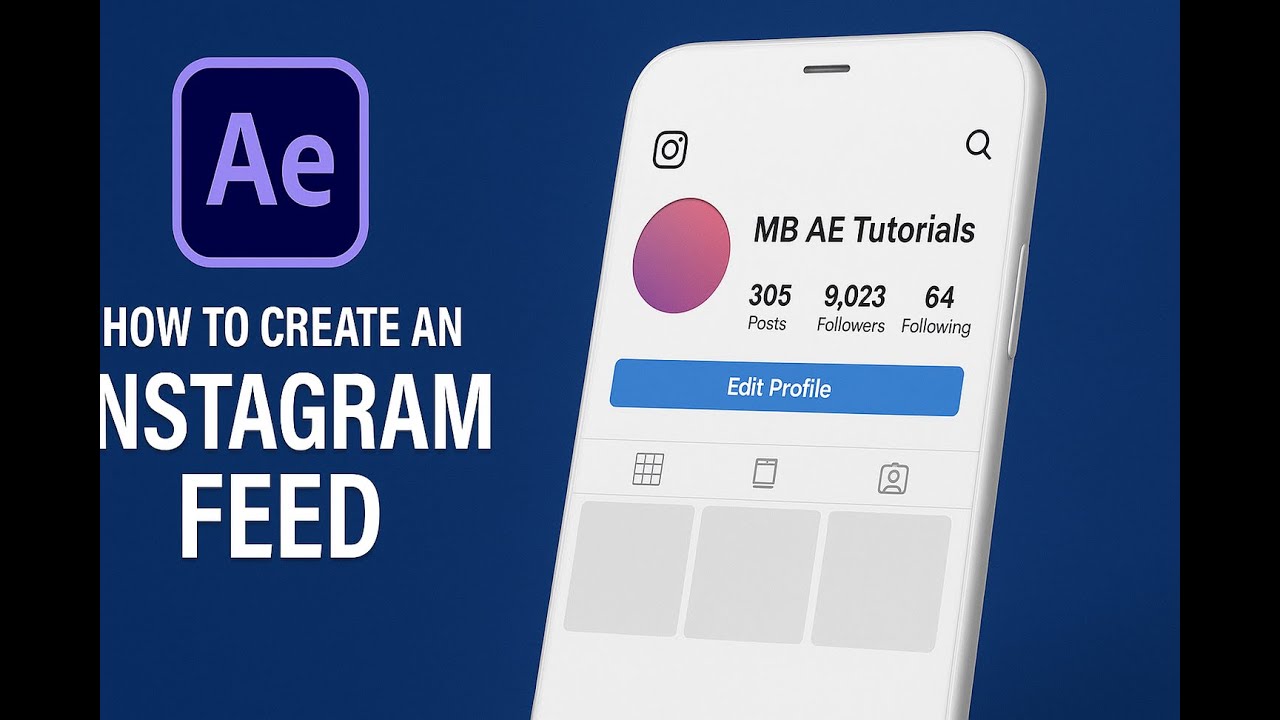 How to Create an Instagram Feed Animation in After Effects (Step by ...