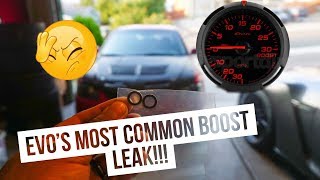 Evo's most common BOOST leak