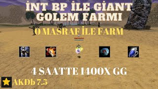 1400X Giant Em Farmı İnt Bp Ile Masrafsız Farm En Şanssız Gg Farmı