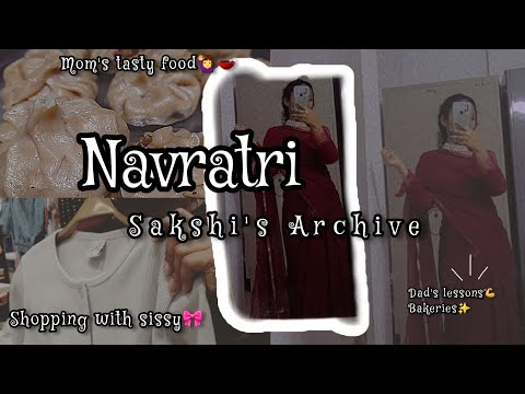 Sakshi's Archive| back home for navratri and unlimited food by mom edition