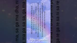🎵Ghar more pardesiya sargam lyrics #lyrics #gharmorepardesiya #subscribe