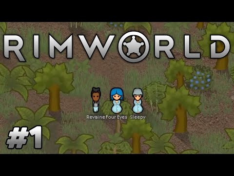 Прохождение Rimworld Royalty / #1 - Аварийная посадка!